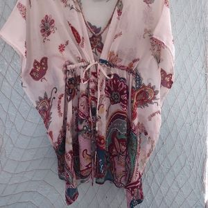 Floral Print Cover Up